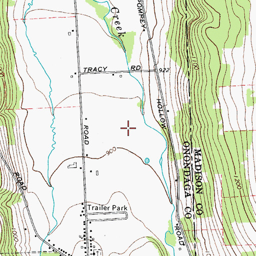 Topographic Map of Delphi Pit, NY