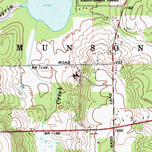 Topographic Map of Heather Hill Hospital, OH