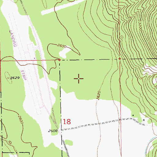 Topographic Map of Cabinet View Fire Department, MT