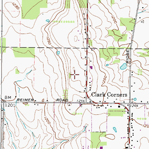 Topographic Map of Wadsworth Fire Department and Emergency Medical Services - Station 2, OH