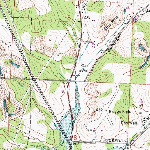 Topographic Map of East Sparta Volunteer Fire Department Station 2, OH