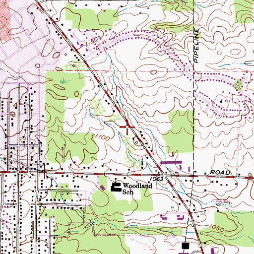 Topographic Map of Stow Station 3 Fire / EMS, OH