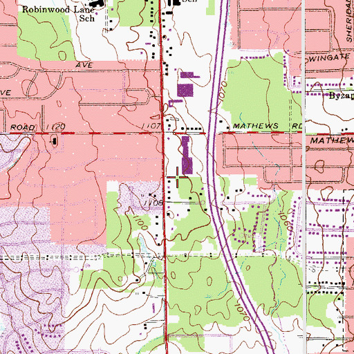 Topographic Map of Boardman Township Fire Department Station 74, OH