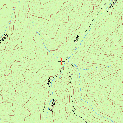 Topographic Map of Murphy Gulch, CA