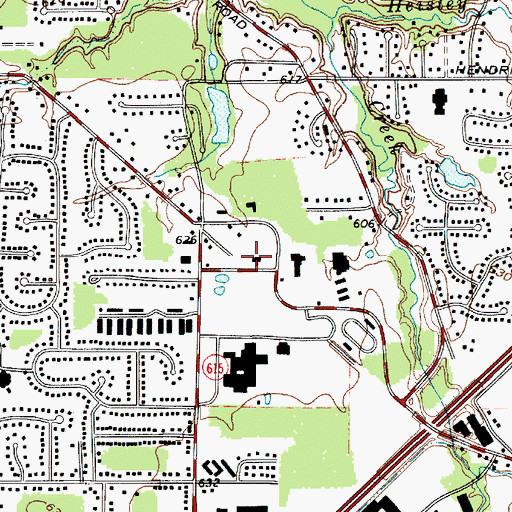 Topographic Map of Mentor Fire Department Station 5, OH
