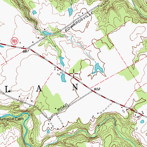 Topographic Map of Harlan Township Fire and Rescue Station 82, OH