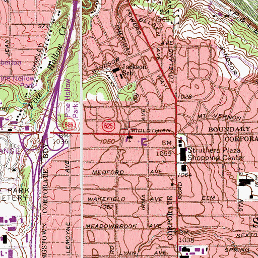 Topographic Map of Scipio - Republic Fire Department, OH