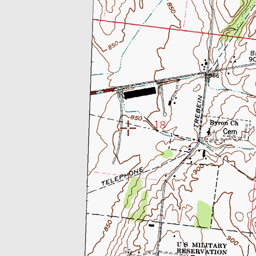 Topographic Map of Fairborn Fire Department and Emergency Medical Services Station 2, OH