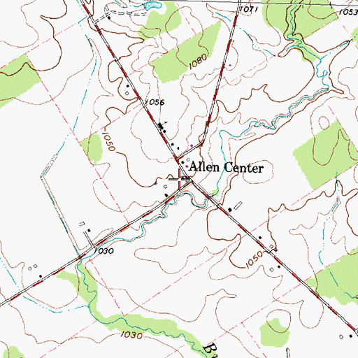 Topographic Map of Allen Township Fire and Rescue Department, OH