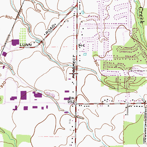 Topographic Map of Strongsville Fire and Emergency Services Station 4 Headquarters, OH