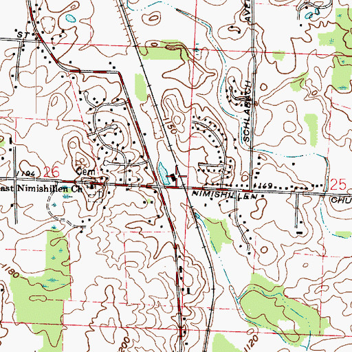 Topographic Map of Hartville Fire Department Station 2, OH