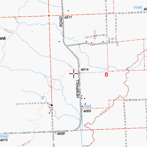 Topographic Map of Baxter Creek, CA