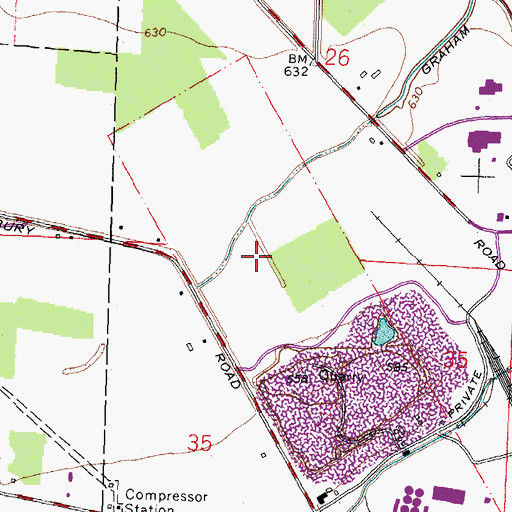 Topographic Map of Maumee Fire Division - Station 2, OH