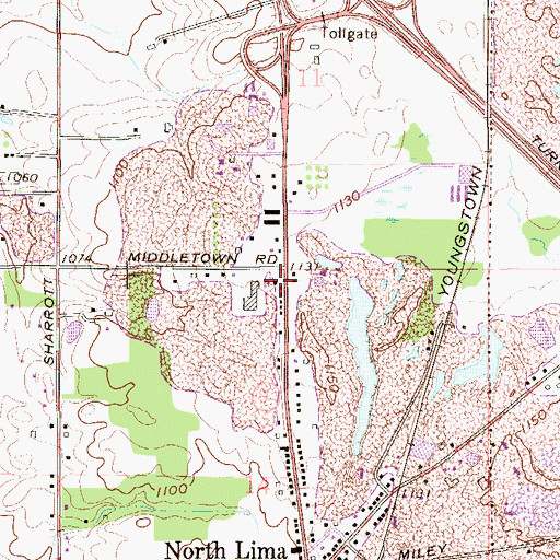 Topographic Map of Lifefleet, OH