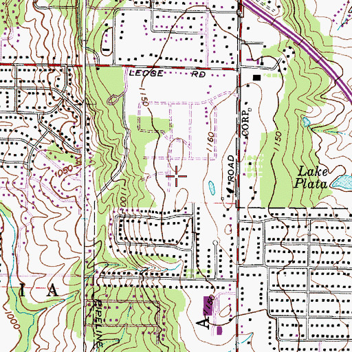 Topographic Map of Northfield Park Emergency Medical Services, OH