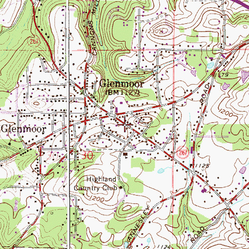 Topographic Map of North Star Critical Care, OH