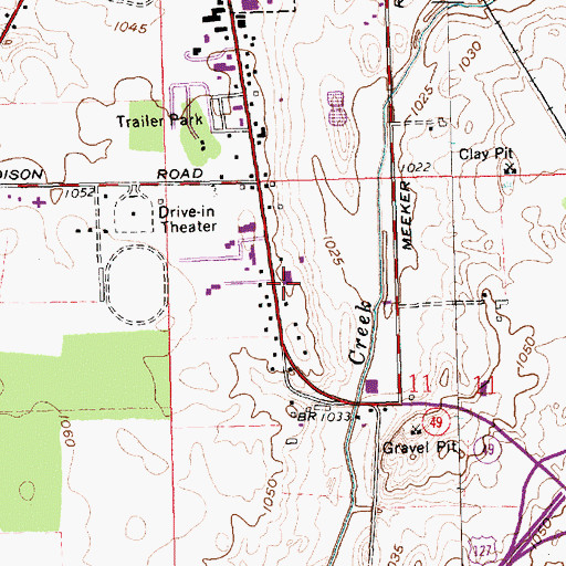 Topographic Map of Spirit Medical Transport Limited Liability Company, OH