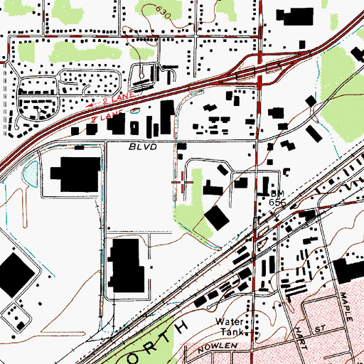 Topographic Map of Tri - County Ambulance, OH