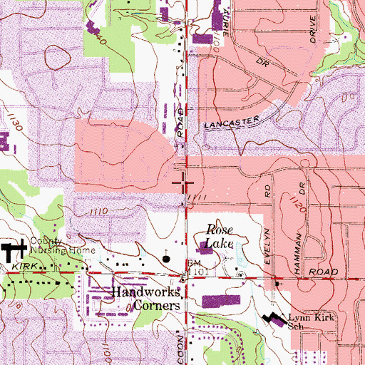 Topographic Map of Lane Life Corporation Station 3, OH