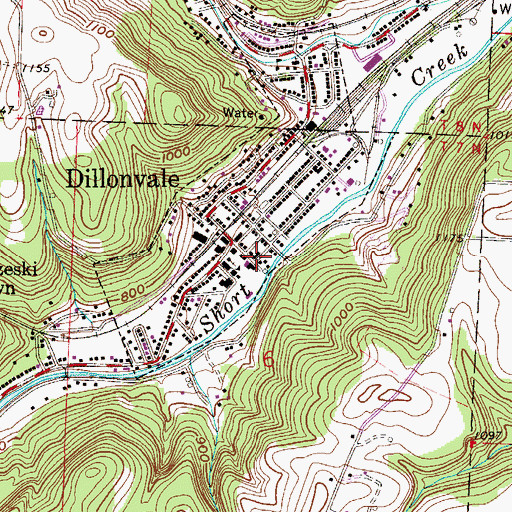 Topographic Map of Dillonvale Emergency Medical Services, OH
