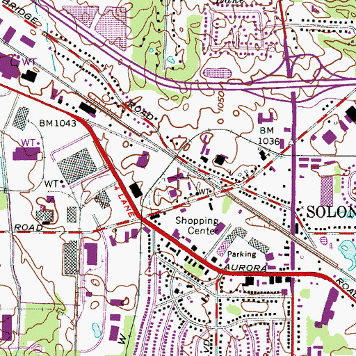 Topographic Map of Northeast Ohio Medical Reserve Corps, OH