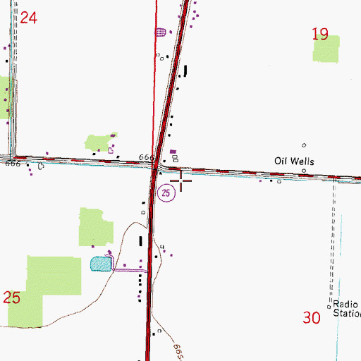 Topographic Map of Middleton Township Emergency Medical Services, OH