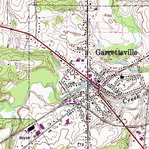 Topographic Map of Community Ambulance, OH