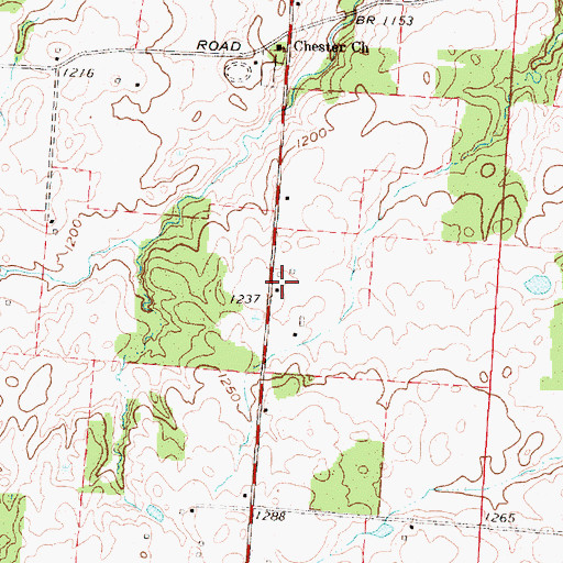 Topographic Map of Life Line Medical Ambulance, OH