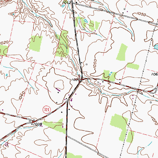 Topographic Map of Eastern Area Specialty Transport, OH