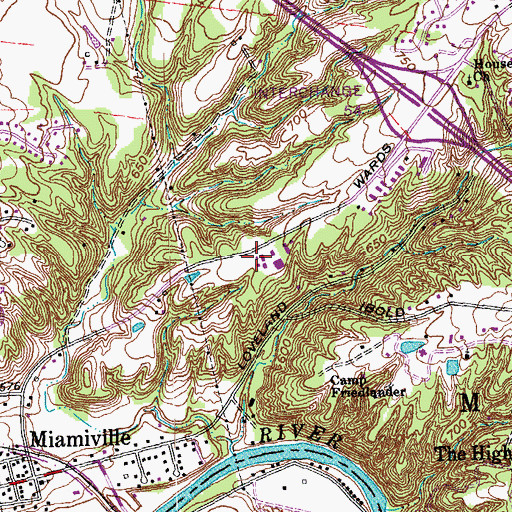 Topographic Map of Patient Transport Services, OH