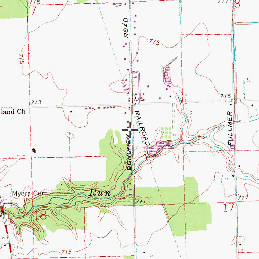 Topographic Map of Trimed Emergency Medical Services, OH