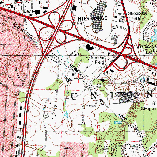 Topographic Map of Medcorp Emergency Medical Services, OH