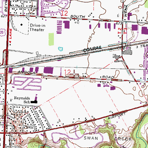 Topographic Map of Medcorp Emergency Medical Services, OH