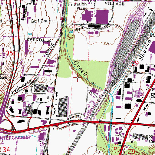 Topographic Map of Rural / Metro Corporation, OH