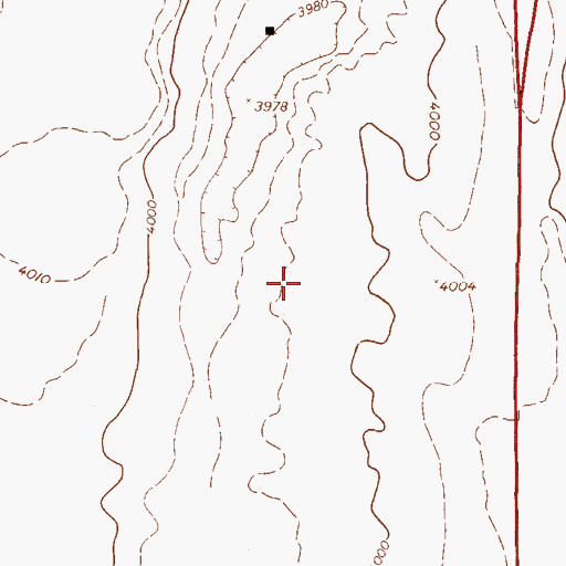Topographic Map of El Paso Fire Department Station 33, TX