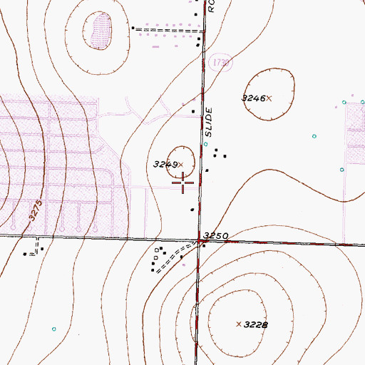 Topographic Map of Lubbock Fire Department Station 12, TX