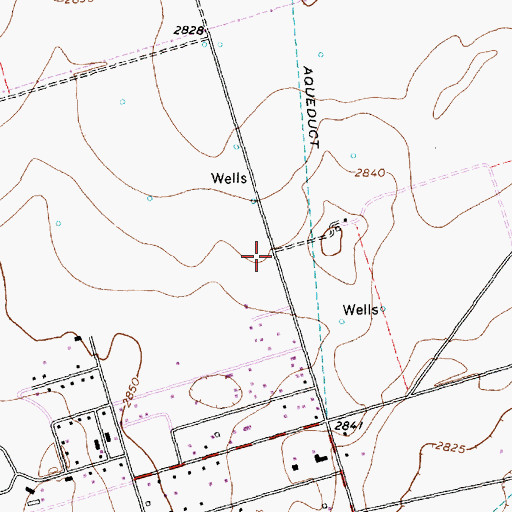 Topographic Map of Midland Fire Department Station 9, TX