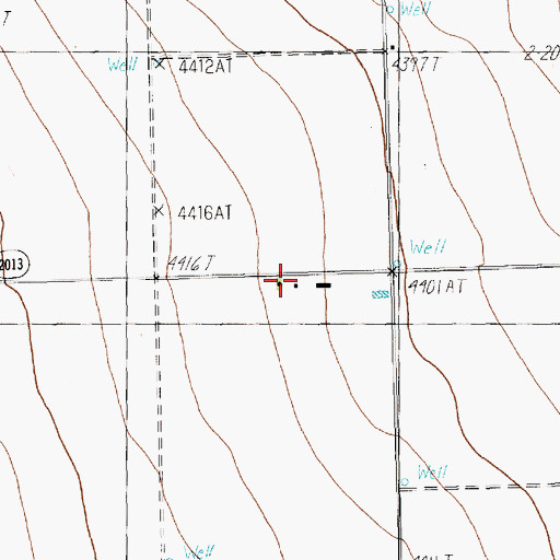 Topographic Map of Rhea Hollene Volunteer Fire Department, TX
