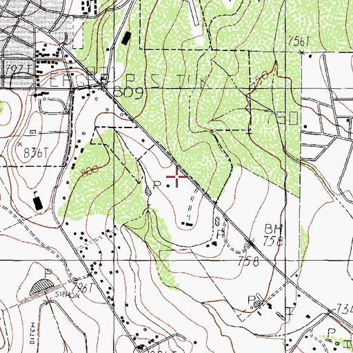 Topographic Map of Eagle Pass Fire Department Station 3 Cardona, TX