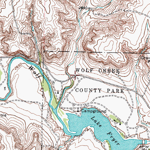 Topographic Map of Perryton Fire and Emergency Medical Services Wolf Creek Station, TX