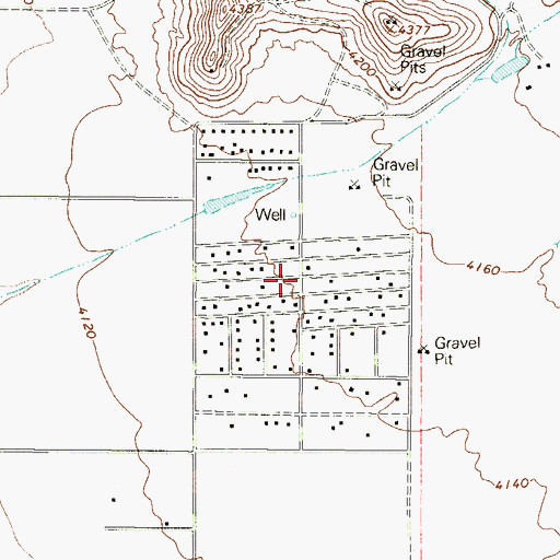 Topographic Map of Montana Vista Fire Rescue Station 2, TX