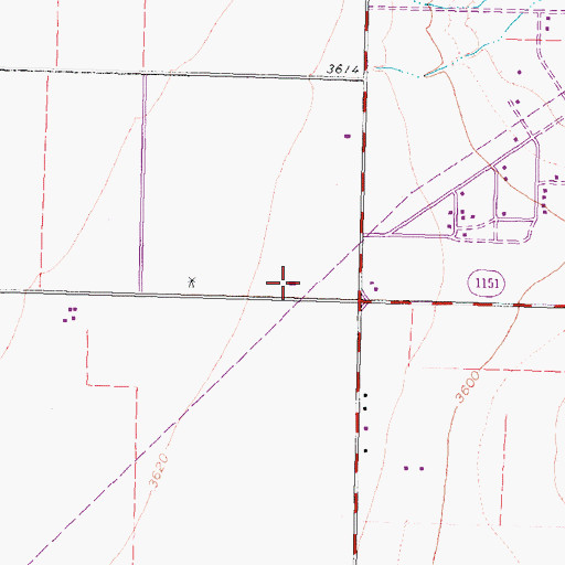 Topographic Map of Randall County Fire and Rescue Station 1, TX