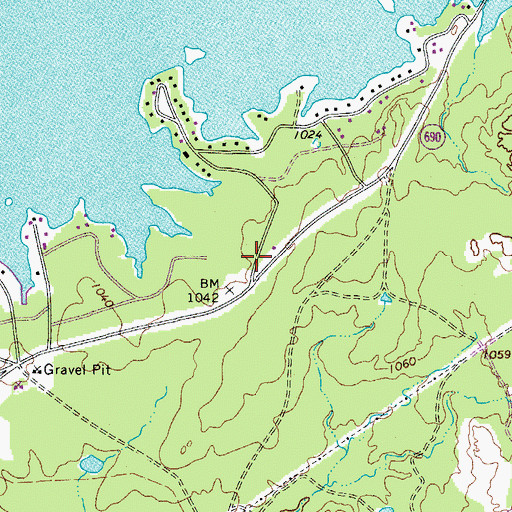 Topographic Map of Cassie Volunteer Fire Department, TX