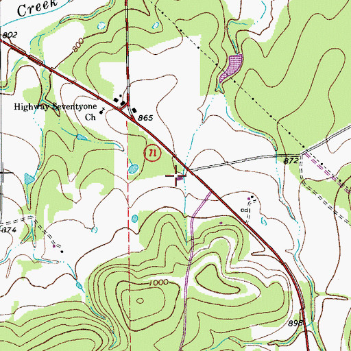 Topographic Map of Spicewood Volunteer Fire Department and Emergency Medical Services, TX