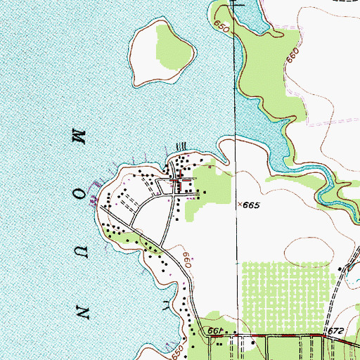Topographic Map of Dido Fire Department, TX
