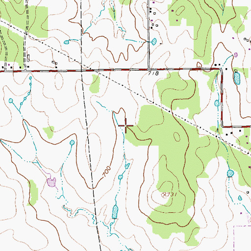 Topographic Map of Keller Fire and Rescue Station 3, TX