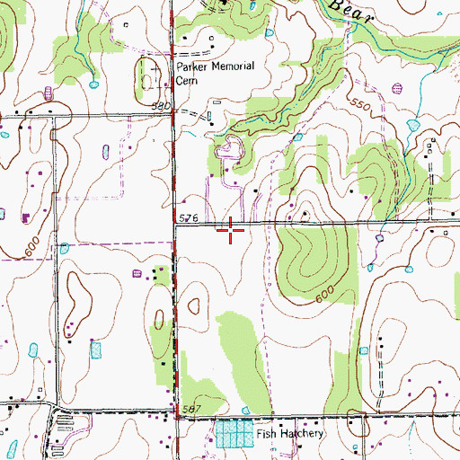 Topographic Map of Grapevine Fire Department Station 4, TX