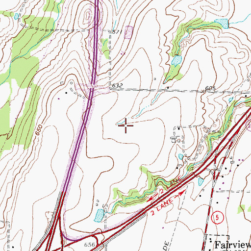 Topographic Map of McKinney Fire Department Station 6, TX