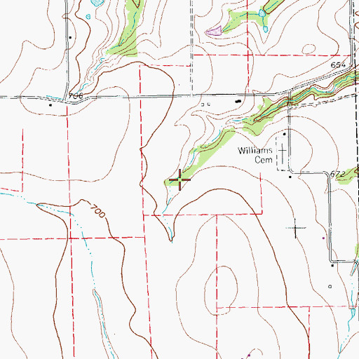 Topographic Map of McKinney Fire Department Station 3, TX