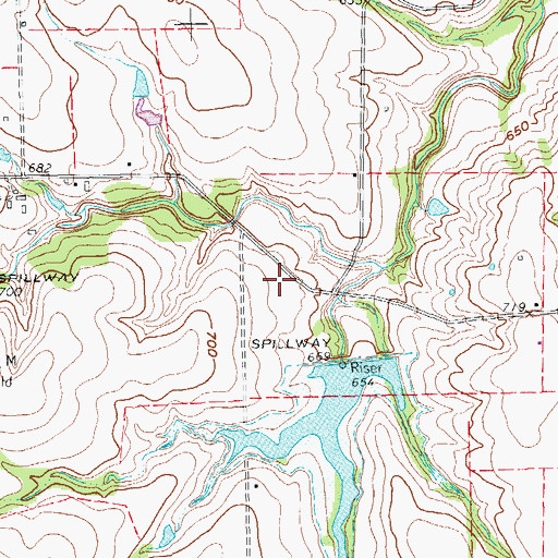 Topographic Map of McKinney Fire Department Station 5, TX